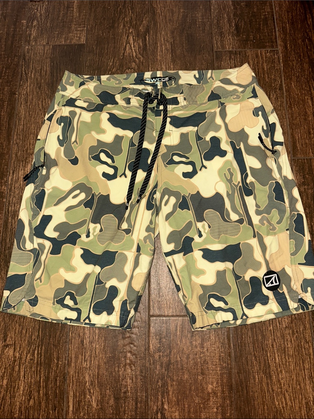 SWC Skinny Water Culture Camo Fishing Shorts / Hybrid Board Shorts